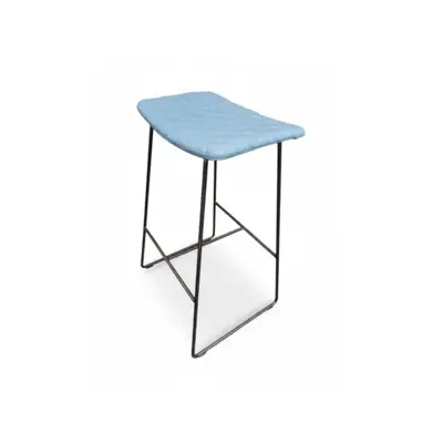Tabouret haut Tao bleu WORA - OCCASION - Inclass