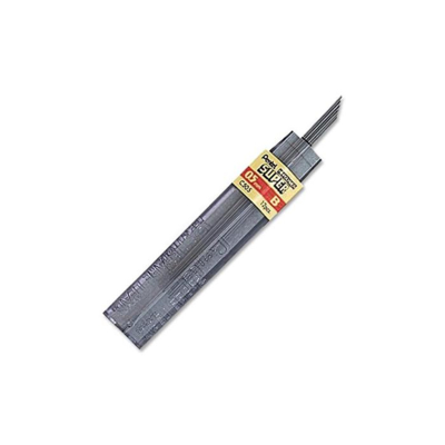 Etui de 12 mines HI-POLYMER SUPER 0,5 mm B - Pentel