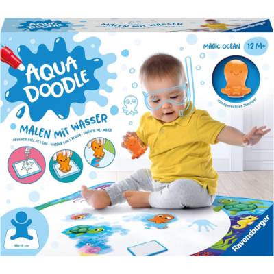 Aquadoodle Magic Ocean Kit de tampons avec Tapis en Tissu Magique - RAVENSBURGER