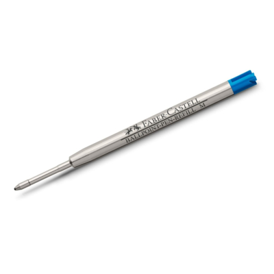 Recharge stylo bille Pte moyenne grande contenance Bleu - Faber-Castell