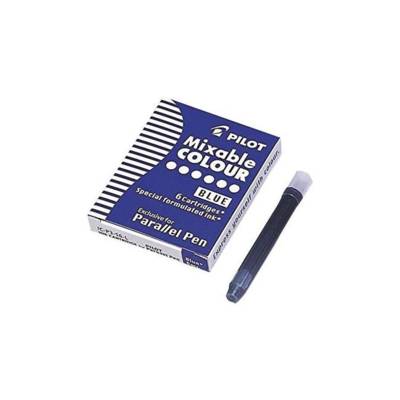 Boite de 6 Cartouches d'encre pour stylo Parallel Pen Bleu - Pilot