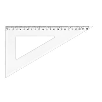 Equerre en plastique 60° 13 cm - WONDAY