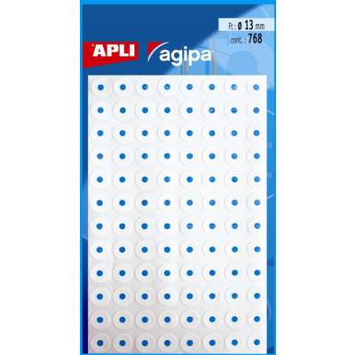 Pochette de 768 oeillets Diamètre 13 mm - APLI-AGIPA