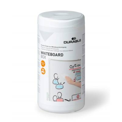 Lingettes nettoyantes Tableaux blanc WHITEBOARD x100 Blanc - DURABLE