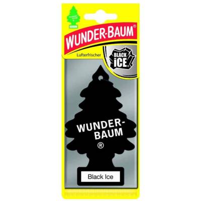 Désodorisant Arbre Magique, parfum: noir Ice - WUNDERBAUM