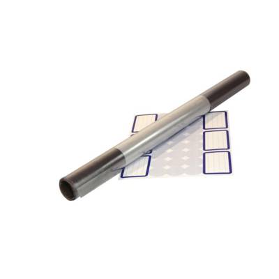 Rouleau Couvre-livre PVC 80μ Cristal 3mx0,45m avec étiquettes et adhésifs - CLAIREFONTAINE