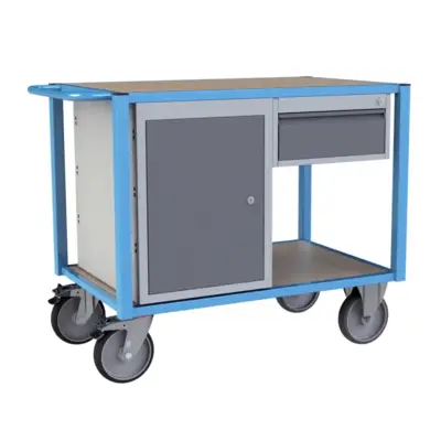 Servante établi montée 500 kg 1 tiroir et 1 bloc-porte - FIMM - 880002995 - Maxoutil