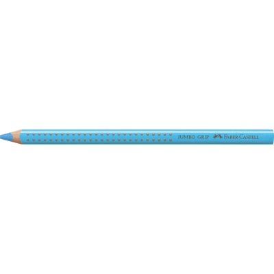 Crayon couleur JUMBO GRIP, triangulaire, bleu indianthrène - Faber-Castell