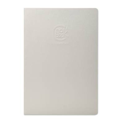 Crok'Book piqué A4 à la française couleur gris clair 24 feuilles - CLAIREFONTAINE
