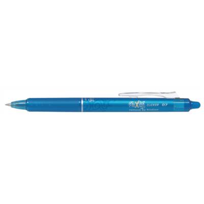 Stylo roller rétractable Frixion Ball Clicker Pointe Moyenne 0,7 Turquoise - PILOT