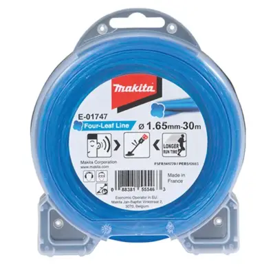 Fil nylon Trèfle torsadé MAKITA 1,65 mm x 30 m - E-01747