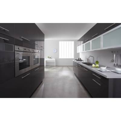 Fileur d'angle droit TORINO anthracite brillant - 71,3 x 10 x 10 cm - Gedimat - BCD