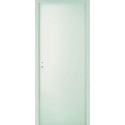 Bloc-porte plane isolant stable climat B Hui.66 mm - 204 x 73 cm - droit poussant - Gedimat - JELD WEN