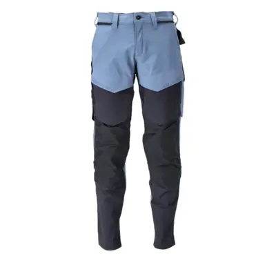 Pantalon avec poches genouillères MASCOT Ultimate - Bleu gris/marine - Taille 46 - Entrejambe 82 - 22379-311-85010-82C52