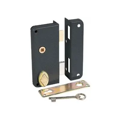 Serrure verticale extra plate 446 JPM - Gauche - 446000-02-21 - JPM SAS