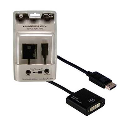 Convertisseur actif DisplayPort mâle / DVI femelle - MCL SAMAR