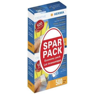 Pack Eco 2 x 500 Pastilles pour Photos Double Face - HERMA