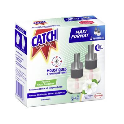 CONTROL Recharges liquides Répulsif Maxi Format 2x45 Nuits - CATCH