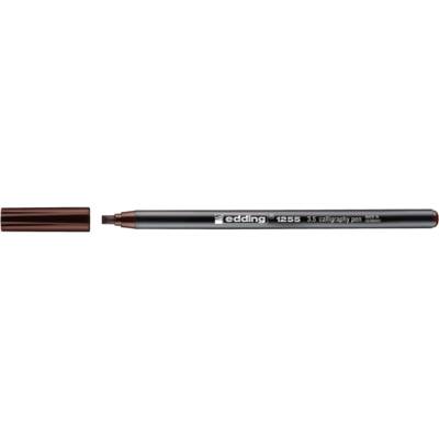 Feutre calligraphie 1255 marron foncé (3.5) 3,5 mm - EDDING