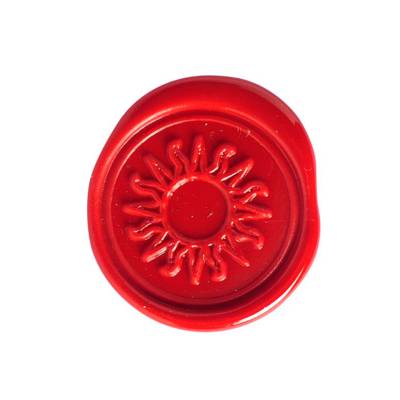 Pastille laiton pour sceau sur broche soleil - HERBIN