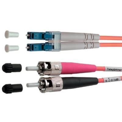 Câble à fibres optiques, LC-Duplex, OM3 10 m - TELEGÄRTNER