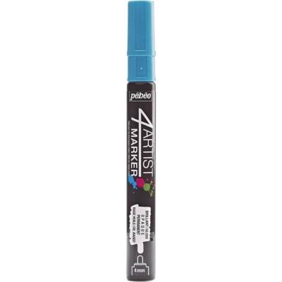 Marqueur peinture 4ARTIST pointe ogive 4 mm BLEU CLAIR - PÉBÉO