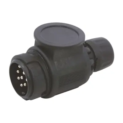 Prise plastique mâle 12V, 13 plots - AUTOBEST - 244051