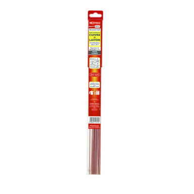 Baguette de brasure cuivre phosphore haute fluidité D2 380mm - paquet de 15 pièces - Gedimat - EXPRESS
