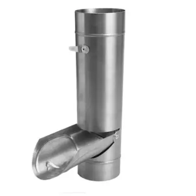 Récupérateur d'eau VM Building - zinc naturel - Ø 80 mm - 220002783 - VM BUILDING SOLUTIONS