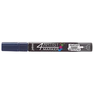 Marqueur peinture 4ARTIST pointe ogive 4 mm Bleu Profond - PÉBÉO