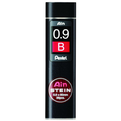 Etui de 36 mines 0,9 mm AIN STEIN C279 dureté B - Pentel