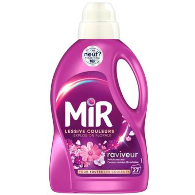 Lessive liquide Couleurs Explosion Florale 27 Lavages - 1,350L - MIR LESSIVE