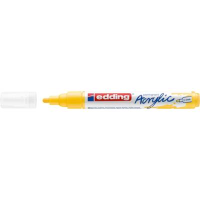 Marqueur acrylique moyen 5100 jaune trafic 2-3 mm - EDDING