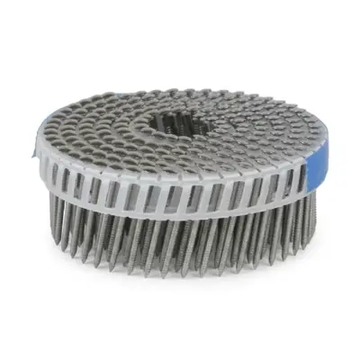 Clou annelé tête bombée 16° en rouleau - Inox 304 - 2,3 x 55 mm - BTE 9000 - SENCO - ES22AGBH