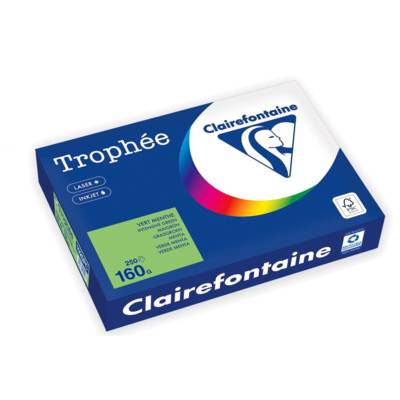 Ramette Papier FSC A4 160g 250 Feuilles Menthe - CLAIREFONTAINE