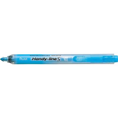 Surligneur Handy-Line S Rétractable/Rechargeable bleu clair - Pentel