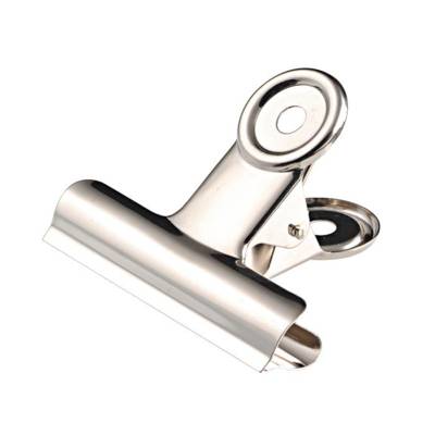 Boite de 12 Pinces Bulldog Largeur 20 mm Ecartement 10 mm Nickelée - WONDAY