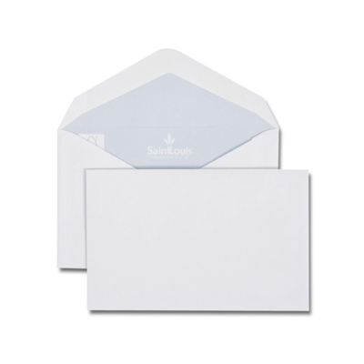 Paquet de 50 enveloppes de visite blanches 90x140 100 g gommées - GPV