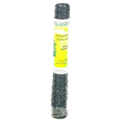 Grillage triple torsion plastifié vert maille 25x25mm haut.0,50m haut.0,50m long.2,50m - Gedimat - CAVATORTA