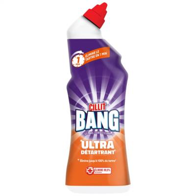 Gel WC Nettoyant Surpuissant Ultra Détartrant - 750 ml - CILLIT BANG