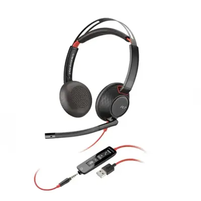 Casque micro filaire USB Poly Blackwire 5220 reconditionné