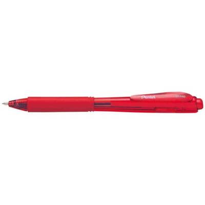 Stylo à bille rétractable WOW BK440 Pte Moy. 1/0,5 mm Rouge - PENTEL