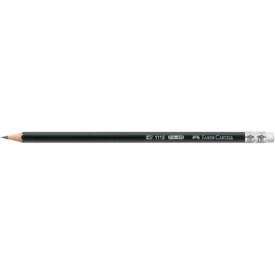 Crayon papier 111 hexagonal Bout gomme HB - Faber-Castell