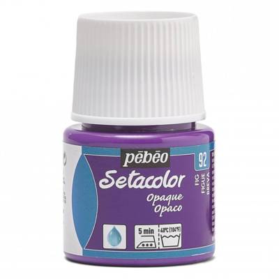 Setacolor Flacon 45ml Peinture pour Tissu FIGUE - PÉBÉO