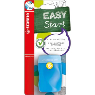 Taille crayons 3 taille de mines EASYsharpener spécial Gaucher Bleu - STABILO