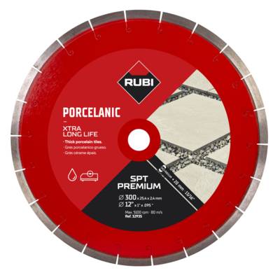 Disque diamant segmenté - Ø 300 mm - Gedimat - RUBI