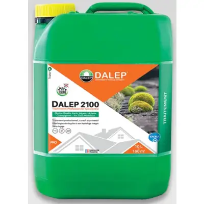 Fongicide et anti-dépôt vert Professionnel Concentré DALEP 2100 Bidon de 10 Litres - 121 010 (bidon plastique vert)