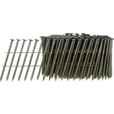 Clou annelé tête plate 16° en rouleau - Acier standard - 2,87 x 80 mm - BTE 4500 - SENCO - GT28APBF
