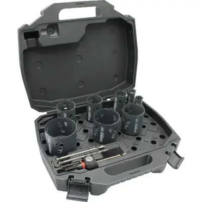 Coffret de scies trépans en carbure Tungsten-K - 12 pièces - ERKO - 8488001 - Maxoutil