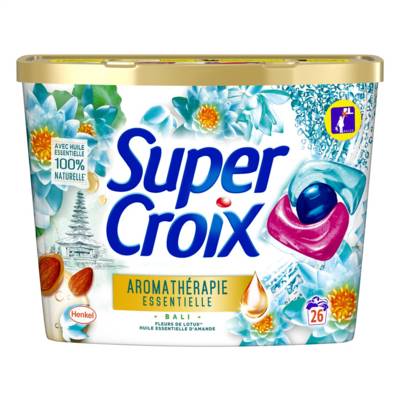 Trio-Caps Bali - 26 Lavages (26 doses) - Lessive en Capsules - SUPER CROIX